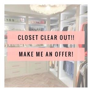 EVERYTHING MUST GO! Bundle & Save!! Closet Clean out!